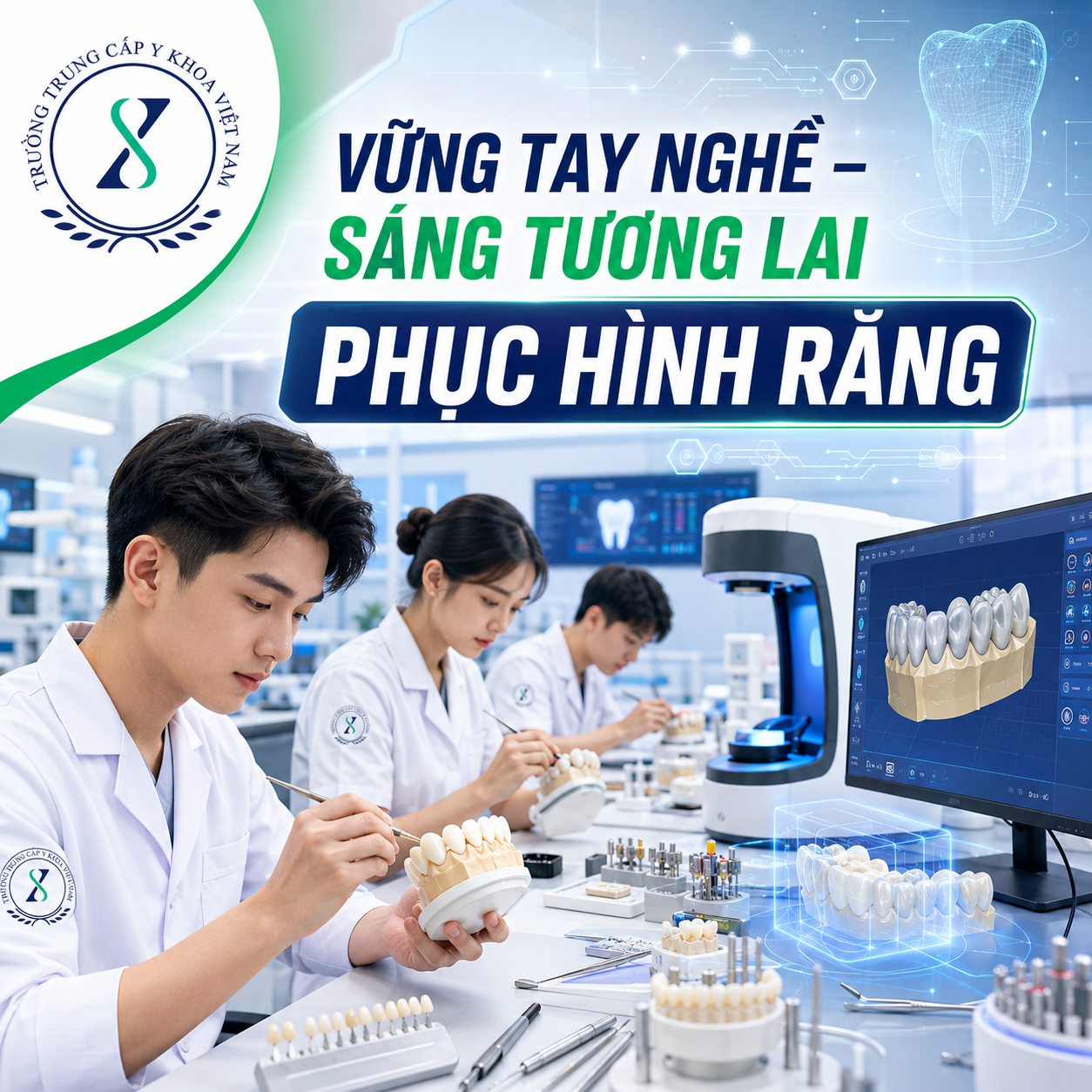 Ngành Kỹ thuật phục hình răng là gì? Cơ hội việc làm và mức lương 2026